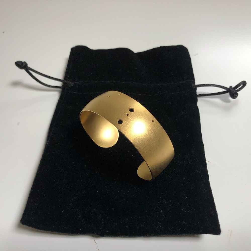 Modern Gold Cuff Bracelet